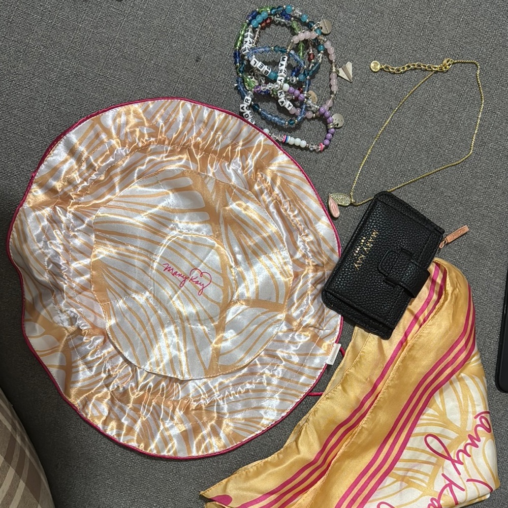 Gold and Pink Women's Accessory Set